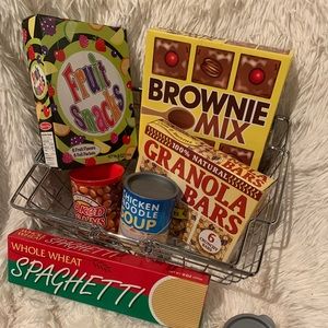 Play Time Groceries with Metal Basket